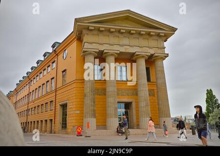 Riksdag Sveriges riksdag, schwedisches Parlamentsgebäude Riksdagshuset Tagsüber im Sommer, Gamla Stan, Stockholm, Schweden, Europa Stockfoto