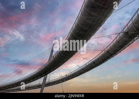 Ponte del Mare, Pescara, Abruzzen, Italien Stockfoto