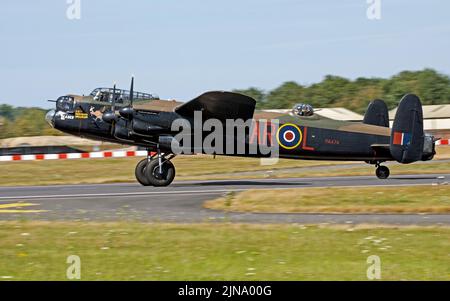 RAF die Schlacht um England Memorial Flight Avro Lancaster der Royal International Air Tattoo Stockfoto