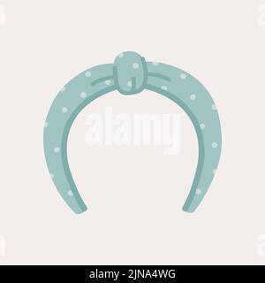 Blaues Kopfband für Frauen Stock Vektor