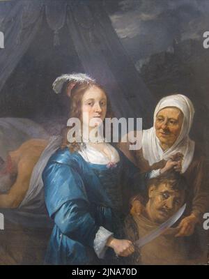 "Judith mit dem Kopf des Holofernes' von David Teniers der jüngere, 1650 Stockfoto