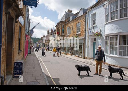 Cheap Street Sherborne, Dorset Stockfoto