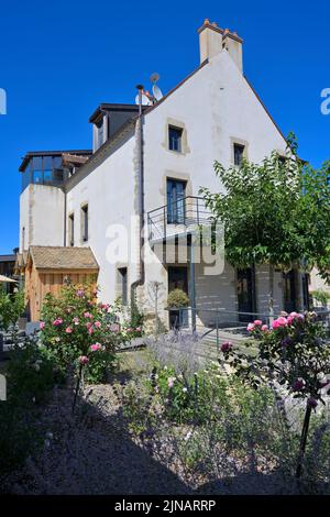 Das luxuriöse Relais & Chateaux - Domaine de Rymska, Saint Jean de Trezy FR Stockfoto