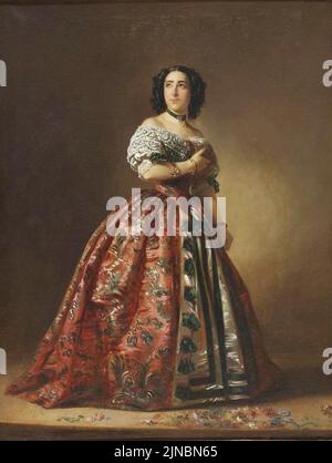 Teodora Lamadrid en Adriana Lecouvreur Stockfoto