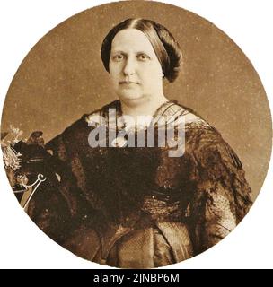 Teresa Cristina ca. 1865 0 Stockfoto