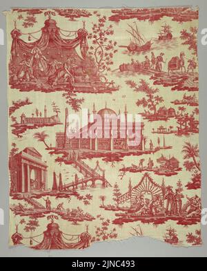 Textile, La foire du Caire (Messe Kairo), 1785–90 Stockfoto