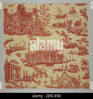 Textile, La foire du Caire (The Cairo Fair), 1785–90 Stockfoto