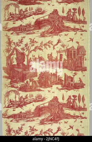 Textil, Le Marchand d'orvietan (der Quacksarzt), ca. 1785 Stockfoto