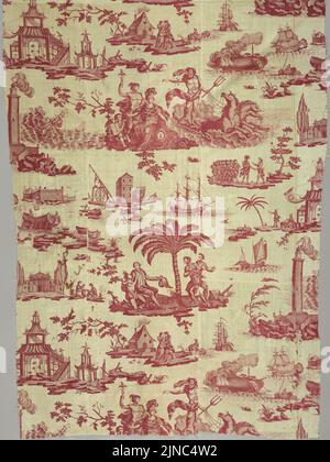 Textil, Neptun, ou la maitrise des Mers (Neptun oder die Meisterschaft des Meeres), ca. 1795 Stockfoto