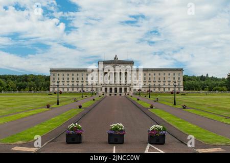 Parlamentsgebäude, Stormont, Belfast, Nordirland Stockfoto