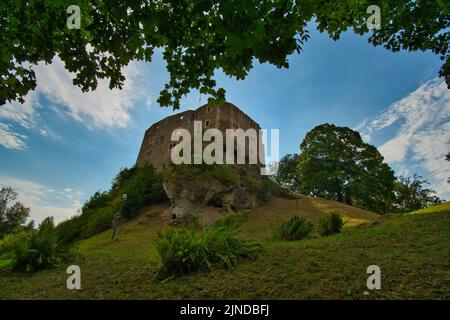 Burgruine Bad Liebenstein in Thüringen in Deutschland Stockfoto