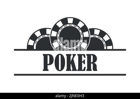 Poker Chip Queen SVG, Texas Holdem, Clubs, die Karten spielen, Glücksspiel, Casino-Wetten Stock Vektor
