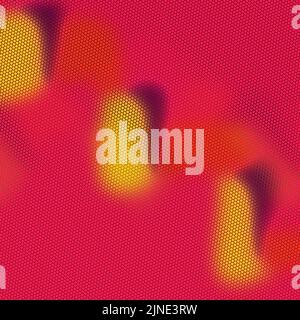 Geometrie Hexagon Wand Textur Hintergrund mehrfarbige Wabenmuster Tapete Verlauf Hintergrund Stockfoto
