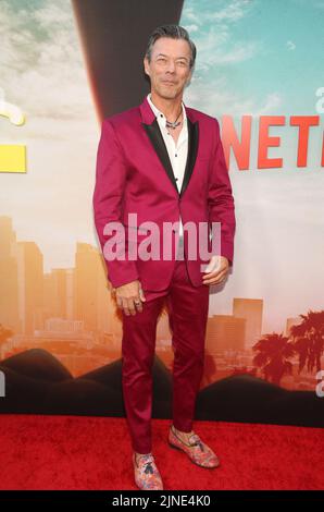 10. August 2022 – Los Angeles, Kalifornien – Massi Furlan. Die Weltpremiere von Day Shift fand im Regal LA Live in Los Angeles statt. Stockfoto
