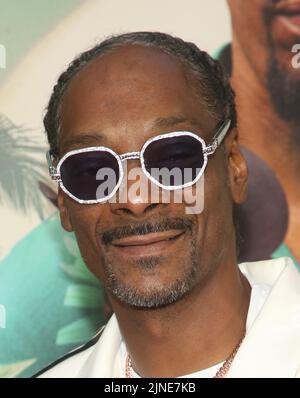 10. August 2022 – Los Angeles, Kalifornien – Snoop Dogg. Die Weltpremiere von Day Shift fand im Regal LA Live in Los Angeles statt. Stockfoto