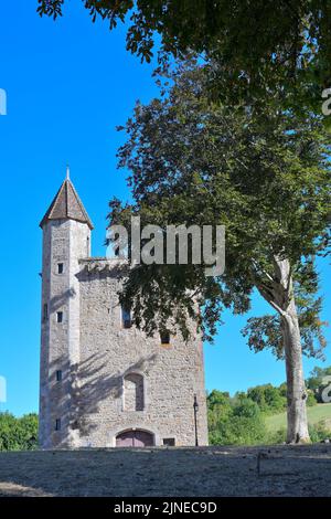 Das Schloss der Margarete von Burgund - Königin von Frankreich, Sofas Fr. Stockfoto