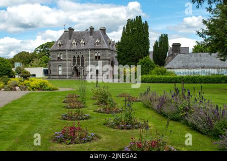 Garten im Turlough Park House, Castlebar, Co. Mayo, Irland Stockfoto