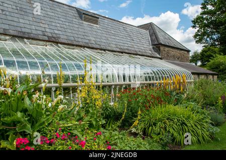 Garten im Turlough Park House, Castlebar, Co. Mayo, Irland Stockfoto