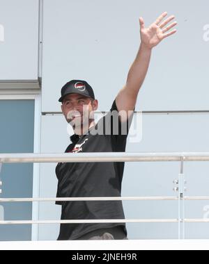 Oyama, Japan. 11. August 2022. Schauspieler Cody Walker nimmt an der FUELFEST, Japan., Teil. Foto von Keizo Mori/UPI Credit: UPI/Alamy Live News Stockfoto