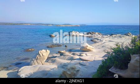 Karidi Beach, Vourvourou Sithonia, Griechenland Stockfoto