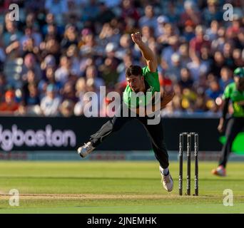 Marcus Stoinis Bowling für Southern Brave in den hundert Stockfoto