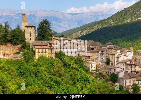 Anversa, Aquila, Abruzzen, Italien Stockfoto