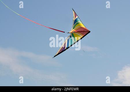 Stunt Kite im Flug Stockfoto