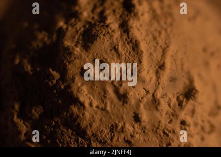 Mars-Landschaft Draufsicht. Textur der marsoberfläche. Stockfoto