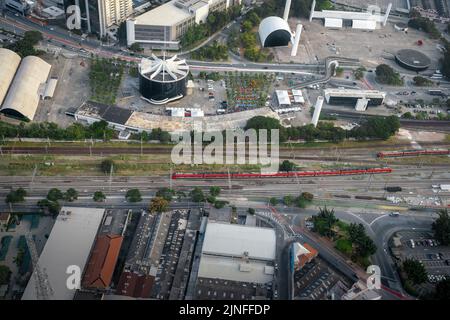 Memorial of Latin America Luftaufnahme - Sao Paulo, Brasilien Stockfoto