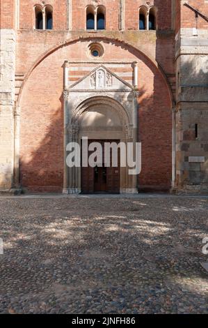 Italien, Lombardei, Pavia, San Pietro in der Basilika Ciel d' Oro, Fassade Stockfoto