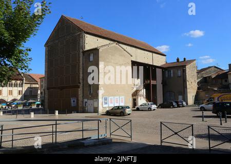 Ecuries Saint-Hugues ou les 'Hôtelleries Saint-Hugues'. Cluny. Saône-et-Loire. Bourgogne. Frankreich. Europa. Stockfoto