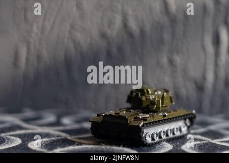 Spielzeug RC-Panzer des Zweiten Weltkrieges Stockfoto