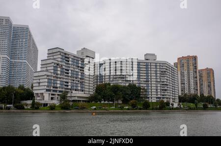 19. September 2021, Moskau, Russland. Wohnanlage Severnoe Chertanovo in der russischen Hauptstadt. Stockfoto