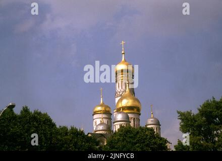 Kathedrale des Erzengels Moskau Kreml Russland Stockfoto