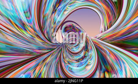 Abstrakter, mehrfarbiger, heller Hintergrund mit einem ausgefallenen Muster Stockfoto