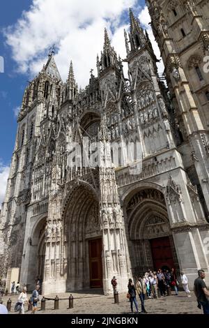 Kathedrale Notre-Dame Rouen Stockfoto