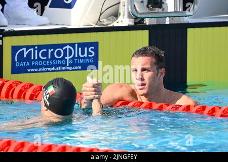 Pier Andrea Matteazzi (ITA) während der Schwimmeuropameisterschaften Rom 2022 im Foro Italico am 11. August 2022. Stockfoto