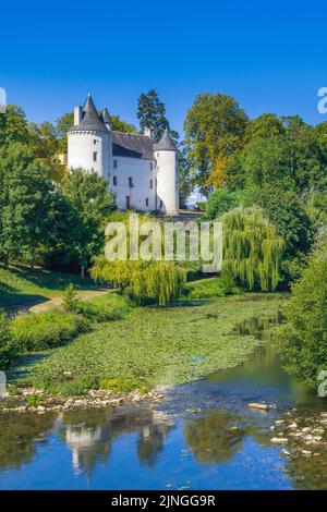 Le Chaueau du Broutet (heute Mairie / Rathaus), Le-Pont-Chretien-Chabenet, Indre (36), Frankreich. Stockfoto