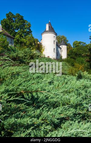 Le Chaueau du Broutet (heute Mairie / Rathaus), Le-Pont-Chretien-Chabenet, Indre (36), Frankreich. Stockfoto