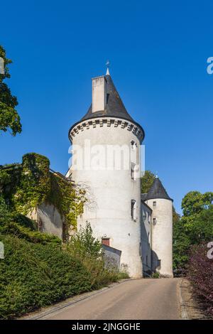 Le Chaueau du Broutet (heute Mairie / Rathaus), Le-Pont-Chretien-Chabenet, Indre (36), Frankreich. Stockfoto