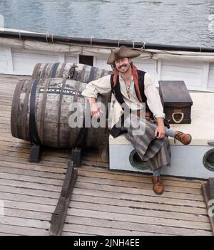 Pirat beim Hafenfestival Bristol 2022 Stockfoto
