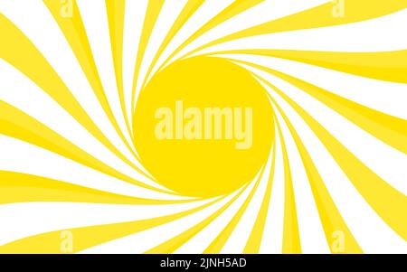 Gebogene konzentrierte Linie Hintergrundmaterial Stock Vektor