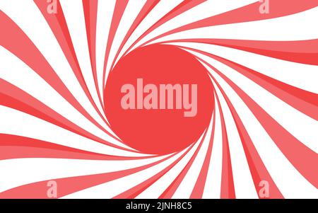 Gebogene konzentrierte Linie Hintergrundmaterial Stock Vektor