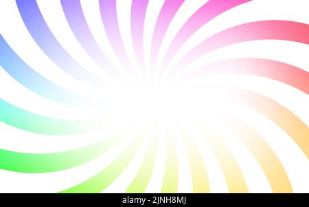 Gebogene konzentrierte Linie Hintergrundmaterial Stock Vektor