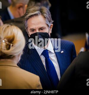 Brüssel, Belgien. 04. März 2022. Antony Blinken, Staatssekretär der Vereinigten Staaten von Amerika. Brüssel, 04.03.2022 Quelle: dpa/Alamy Live News Stockfoto