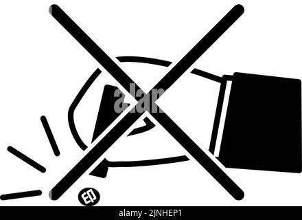 Abschaffung der Prägung Bilddarstellung von de-hanko - Übersetzung: Mark Stock Vektor