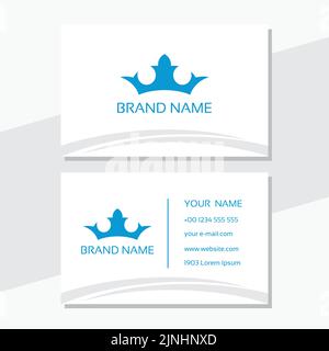 Luxus-Vektor-Logo mit Visitenkartenvorlage. Stock Vektor