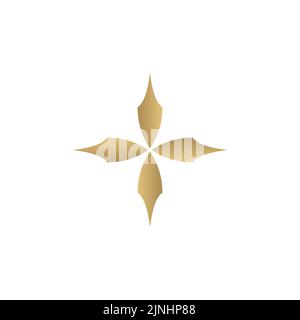 Schmuck und Juwelier Logo Symbol Design Vektor Stock Vektor