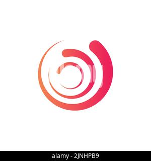 Transformation Logo abstrakte kreative Idee Symbol Stock Vektor