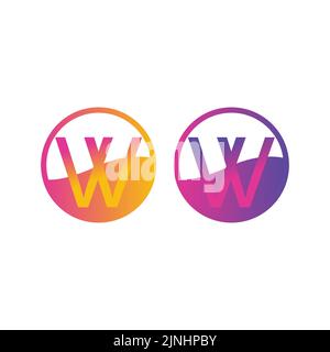 Rotwein im Glas auf weißem Hintergrund Logo Stock Vektor